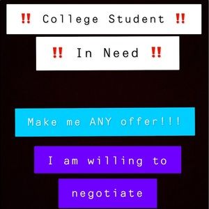 Make me an offer on anything! (: